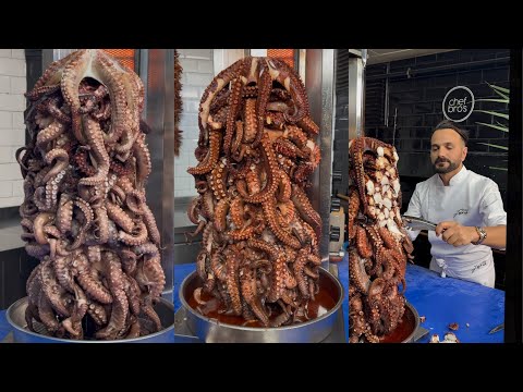 OCTOPUS SHOW 🐙 by CHEF BROS faruk GEZEN and mehmet GEZEN 👌👍