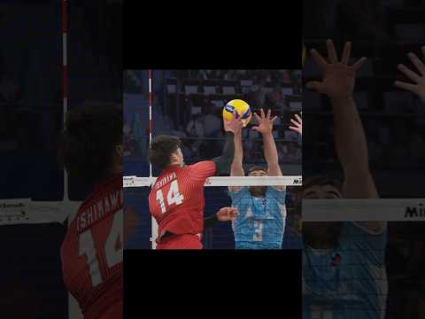Legal or illegal move?🤔 #石川祐希 #龍神nippon #vnl2023 #volleyball #pallavolo #voleibol yuki ishikawa