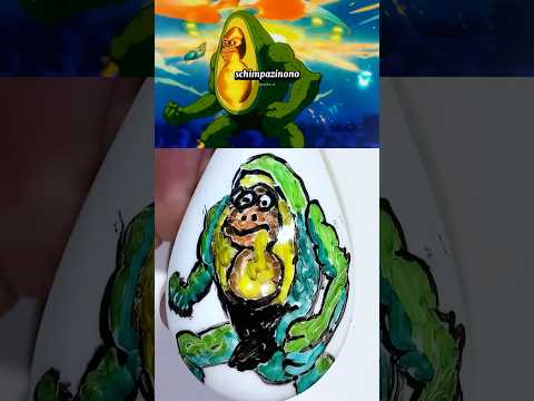 I drew Abonono Schimpazinono With a Water Painting Pen (Brainrot Anime OPENING)