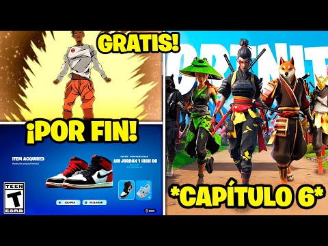 ¡TODO LO NUEVO DE LA ACTUALIZACIÓN 32.10 de FORTNITE! 🔥(SKIN GRATIS, ZAPATOS, SKIN CAPÍTULO 6 y MÁS)