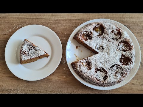 Delicious pie in a frying pan