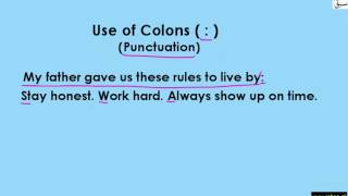 Colons with Direct Speech (Rule 6-8)