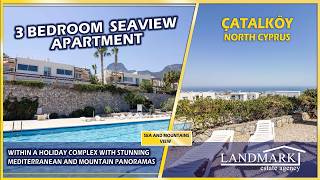 Stunning 3-Bedroom Garden Apartment | Sea & Mountain Views | Olympic Pool | North Cyprus