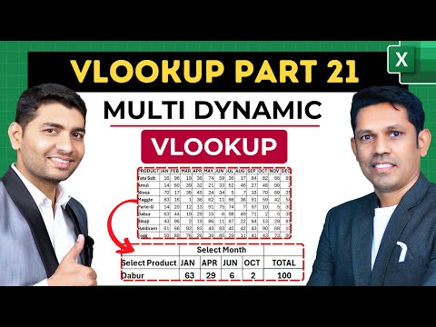 How to Create Dynamic Dropdowns with VLOOKUP in Excel | VLOOKUP PART - 21