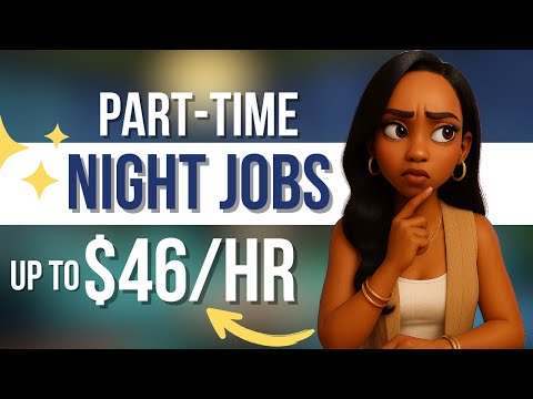 🌙 5 Remote Part-Time Night Jobs You Can Do from Home | Work-From-Home Jobs 2025