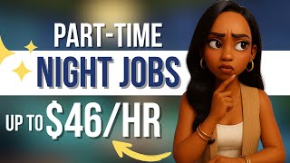 🌙 5 Remote Part-Time Night Jobs You Can Do from Home | Work-From-Home Jobs 2025