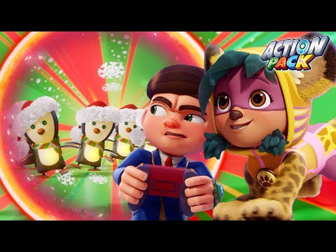 Can Action Pack Stop the Penguin Army? 🐧⚡ |  NEW! | Action Pack | Adventure Cartoon for Kids