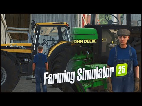 MINHA PRIMEIRA GAMEPLAY JOGANDO FARMING SIMULATOR 25! VAI TER SERIE? DEPENDE DO APOIO DE VOCES!