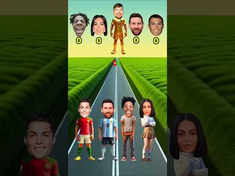 Ronaldo Vs Messi Vs Ishowspeed Who Will Win😱 | Messi Ronaldo Neymar | #football #cr7 #shorts
