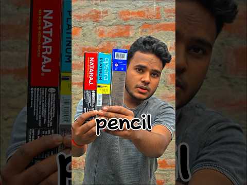 इनमे से कौन सा पेंसिल ज्यादा मजबूत होगा #shotrs #experimet #pencil