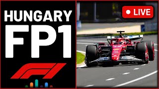 🔴F1 Live 2025 Hungarian GP Free Practice 1 | Commentary + Live Timings | Formula 1 Watchalong