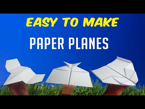 3 Paper Airplane Designs That Will FLY FAR - how to make an aeroplane that can fly