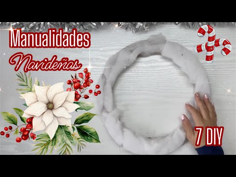 7 Ideas NAVIDEÑAS🎄/ Hermosas Manualidades Para NAVIDAD / Diy Christmas / Artesanato Natalino