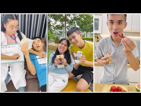 Good doctor & unstable clinic 🧑🏻‍⚕️ Spicy watermelon prank 🍉🔥 by LNS vs SH #shorts