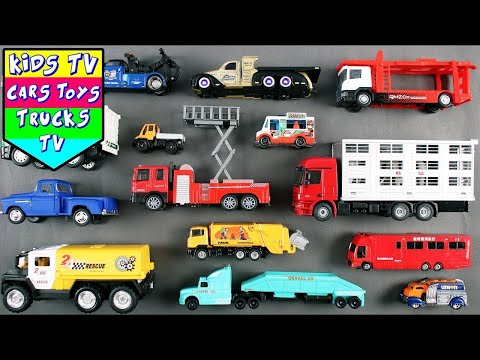 Learn About Trucks Toys for Kids + More Fun Toy Videos