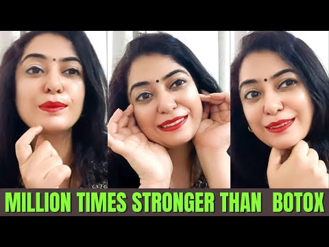 ANTI AGING SERIES DAY 2- न झुर्रियां न लटकती स्किन , ये NATURAL BOTOX FACIAL है कमाल #skintightening