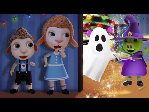 Uma Bruxa Enfeitiçou Um Fantasma | Compilação De Desenhos Animados | Dolly e Amigos 3D