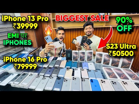 Biggest iPhone Sale Ever 🔥| Cheapest iPhone Market  | Second Hand Mobile | iPhone15 Pro iPhone 16