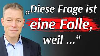 Vorstellungsgespräch: 5 Hammer-Fragen & Antworten (Sag genau DAS!)