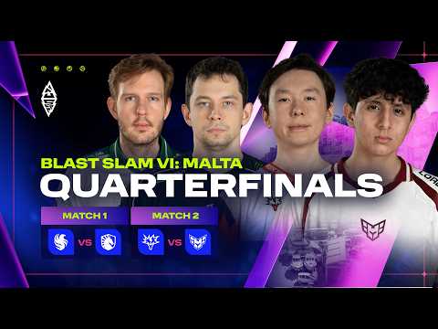 BLAST Slam VI: Malta, Quarterfinals - Falcons vs Liquid, Yandex vs HEROIC - Dota 2 LIVE