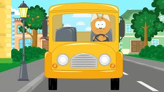 Котенок Котэ | Автобус с Животными | Учимся считать