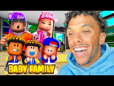 We Became The BABY FAMILY In BROOKHAVEN RP! (Roblox)