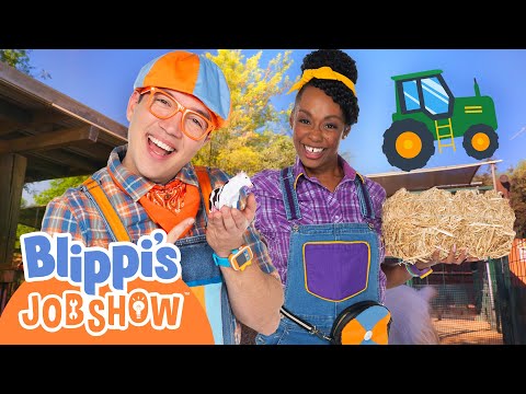 Blippi's Job Show: Farmer Challenge – Can They Care for a Baby Chick? | Blippi's Job Show
