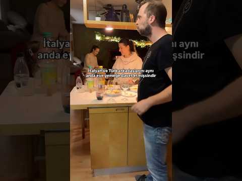 İtalyan ve Türk Arkadaşlarını Eve Aynı Anda Davet Edersen 👟🦶