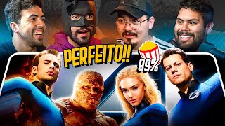 ASSISTIMOS QUARTETO FANTASTICO (2005) E PASSAMOS MAL KKKKKK