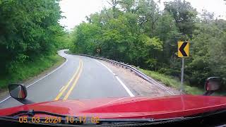 Ozark Highlands Scenic Byway - 11% Downhill Grade