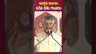 ఓడిన చోట..  గెలవడం | CM Chandrababu Naidu about Nara Lokesh #telugudesamparty #naralokesh #tdp