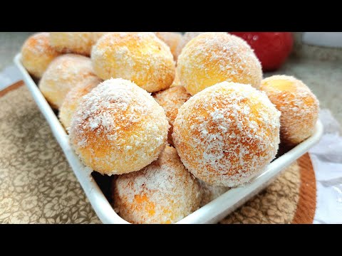 Bolinho de chuva ASSADO Massa fofinha e gostosa | bolinho de chuva fácil