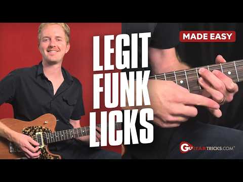 Feel the groove with these 3 easy Funk guitar licks