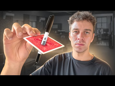 INSANE Sharpie Through Card MAGIC Trick TUTORIAL!