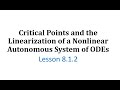 Jacobian Matrix and Linearization Concepts