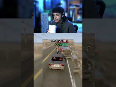 نسبه نجاتك لو جيت تاخد غرزه 😱 #beamngdrive #محاكي_الحوادث