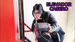 ¡Construí un ELEVADOR CASERO y FUNCIONA INCREÍBLE! ¡Eleva hasta 3,60 MTS!