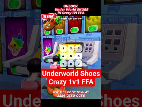 UNDERWORLD SHOES IN CRAZY 1V1 FFA All Guns & Rides FORTNITE MAP #shorts #fortnitecreative