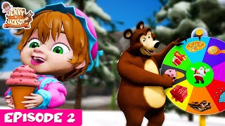 Jenny and the Bear Jackson - 👧 Spin the Wheel ( Challenge ) 🐻 🎬 NEW EPISODE - 2 🎬 Best Cartoon