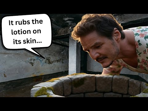 Pedro Pascal stealing & wearing clothes from his FEMALE co-stars … not disturbing at all.