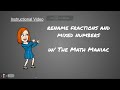 Improper Fractions and Mixed Numbers