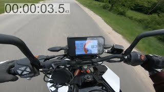0-100 KM/H 0-60 MPH KTM DUKE 390 2020