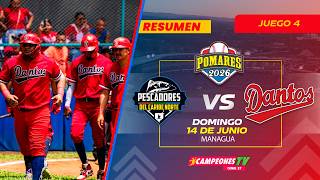 🔥⚾ RESUMEN | Pescadores vs Dantos | Juego 4 | Pomares 2026 💥