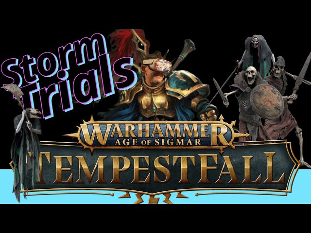 The Quest version of Warhammer:Age of Sigmar Tempestfall is here. Let's look at The STORM TRALS mode