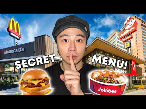 TRYING EVERY FAMOUS FASTFOOD SECRET MENU ITEMS (Nakakagulat)