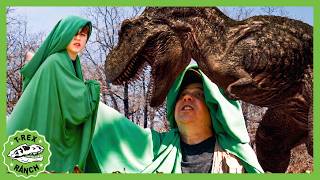 GIANT T-REX Can't Catch Us in Green! | 95 Mins | 🦖🦕 T-Rex Ranch Dinosaur Videos