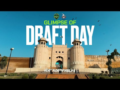 2025 PSL Draft Day from Qalandars' lens | #DECADEOFHBLPSL