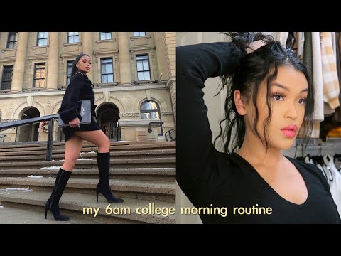 MY 6AM COLLEGE MORNING ROUTINE
