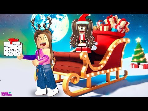 🎁ENTREGUEI PRESENTES DE NATAL COM MINHA MÃE! ROBLOX