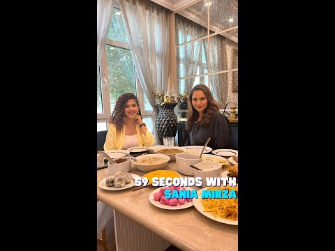 59 Seconds With Sania Mirza | Curly Tales UAE #shorts #dubai